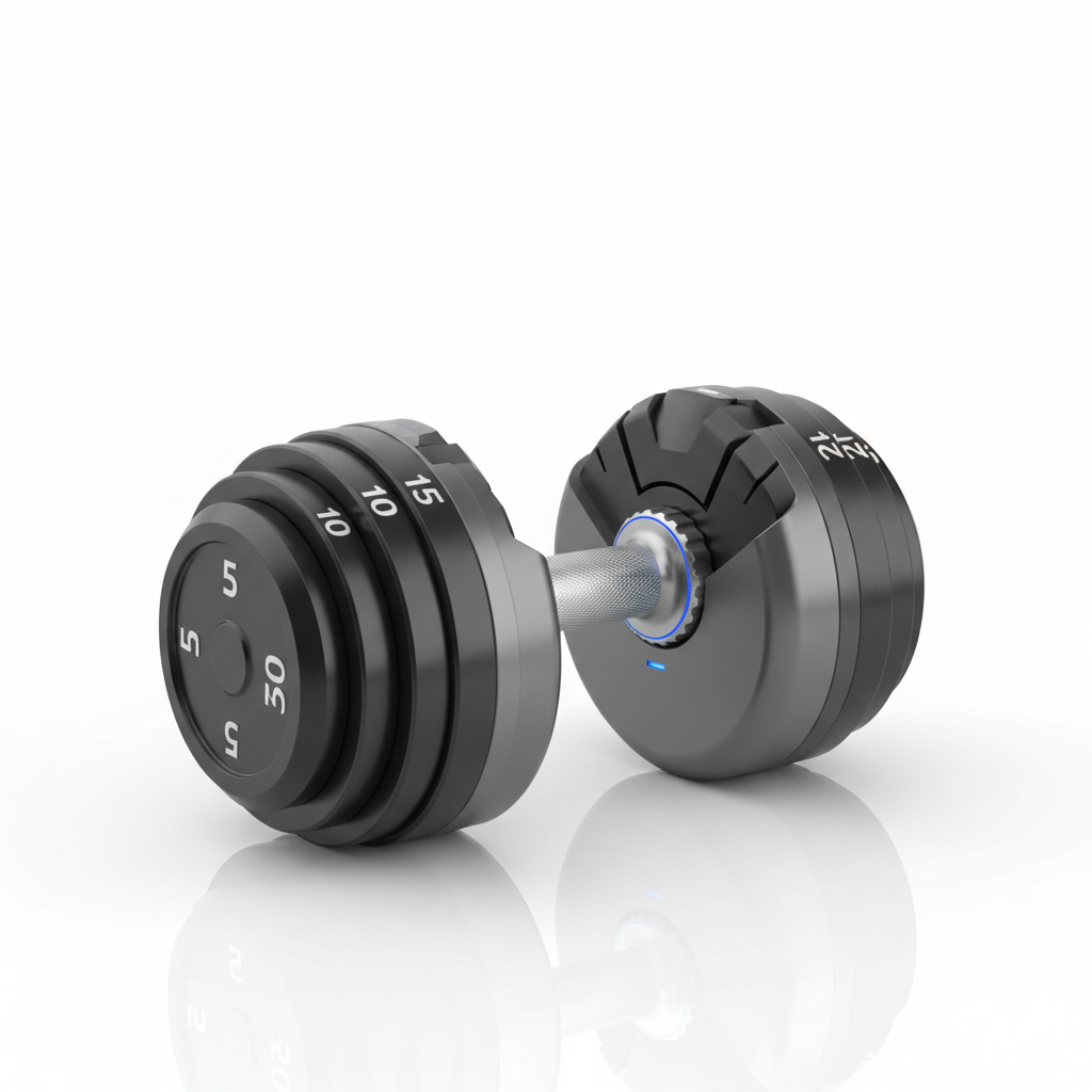 Adjustable Dumbbell Set – 5–25 lbs, Space-Saving