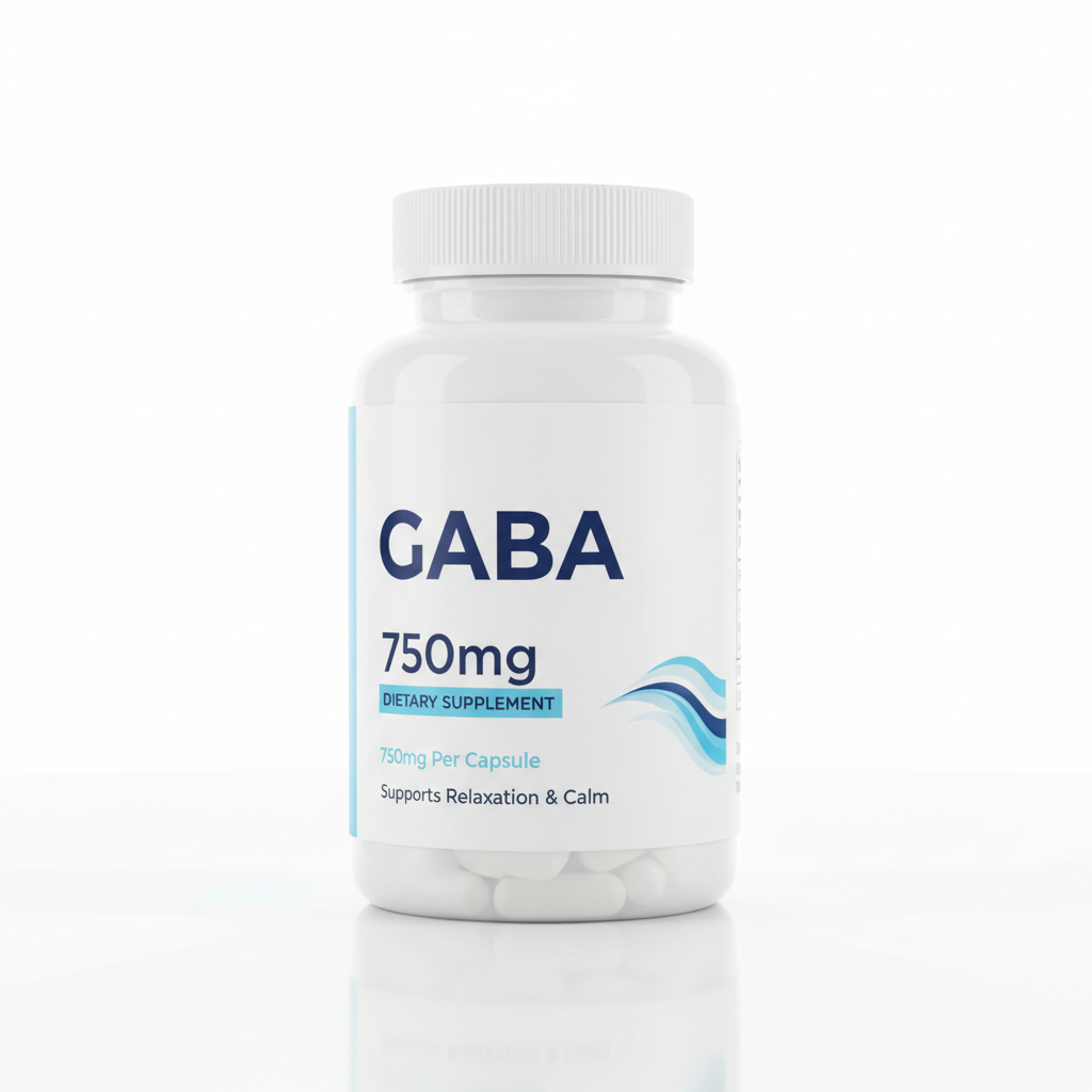 GABA 750mg – Calm, Relaxation & Sleep Support