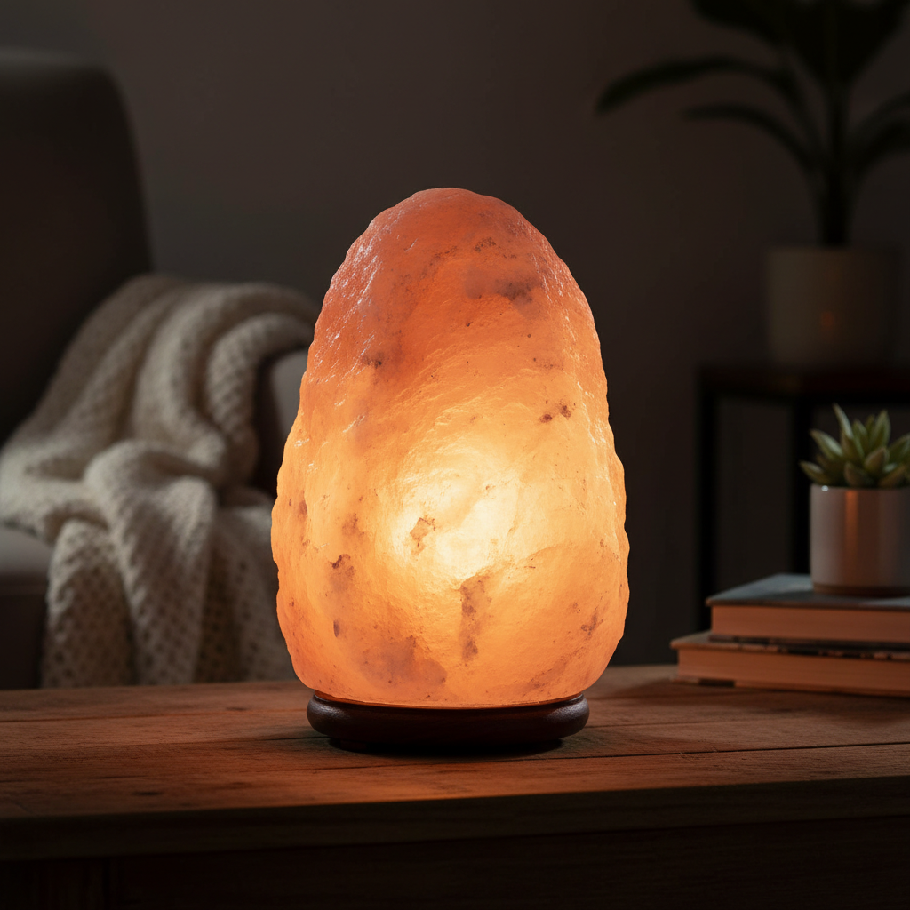 Himalayan Salt Lamp – Natural Crystal, 8–10 lbs