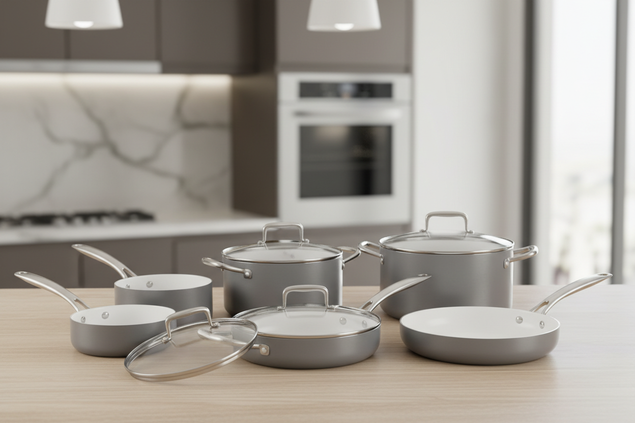Non-Stick Ceramic Cookware Set – 10-Piece