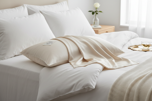 100% Mulberry Silk Pillowcase – Queen Size