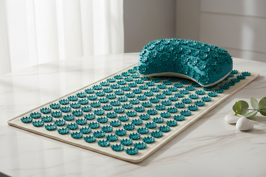Acupressure Mat & Pillow Set – Back & Neck Pain Relief
