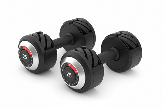 Adjustable Dumbbell Set – 5-52.5 lbs, Space-Saving