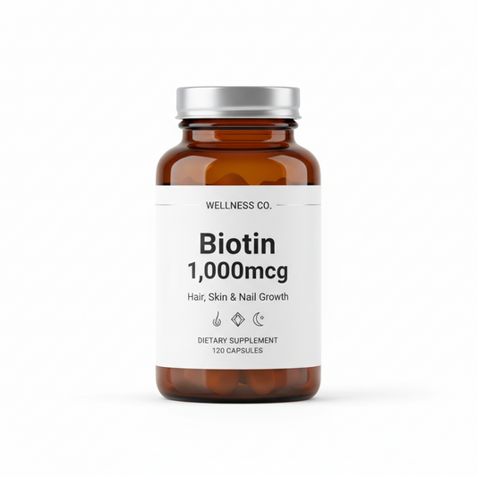 Biotin 10,000mcg – Hair, Skin & Nail Growth