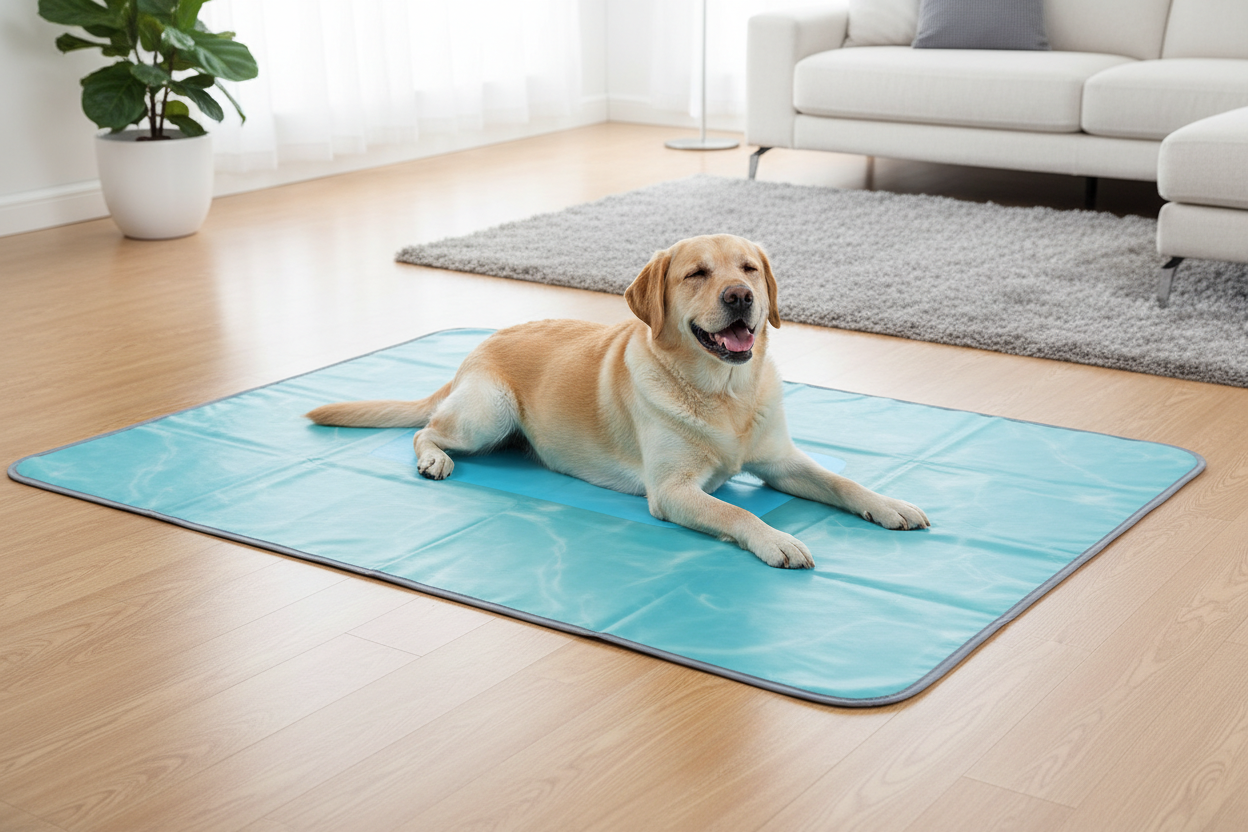 Dog Cooling Mat – Pressure-Activated, Large