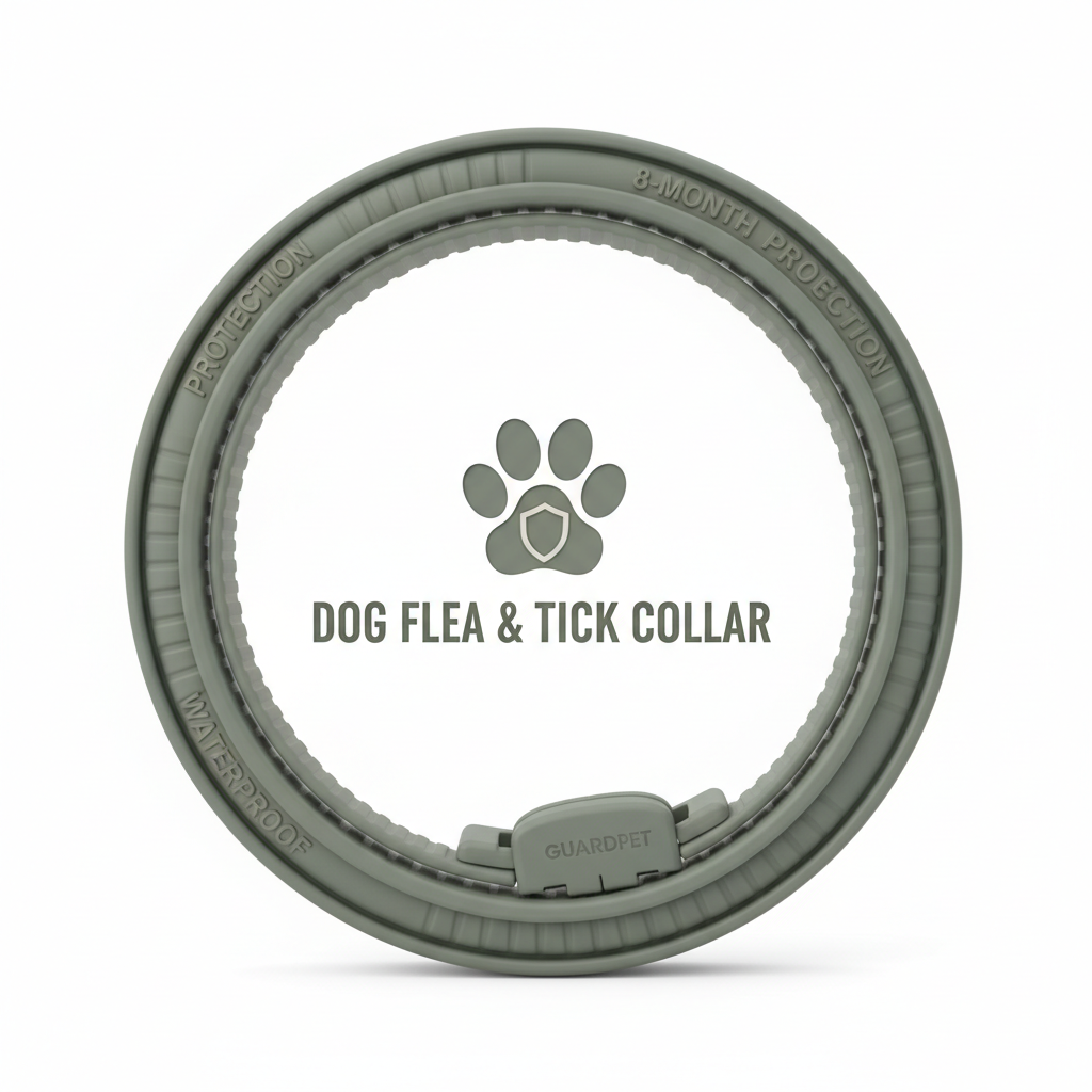 Dog Flea & Tick Collar – 8-Month Protection, Waterproof