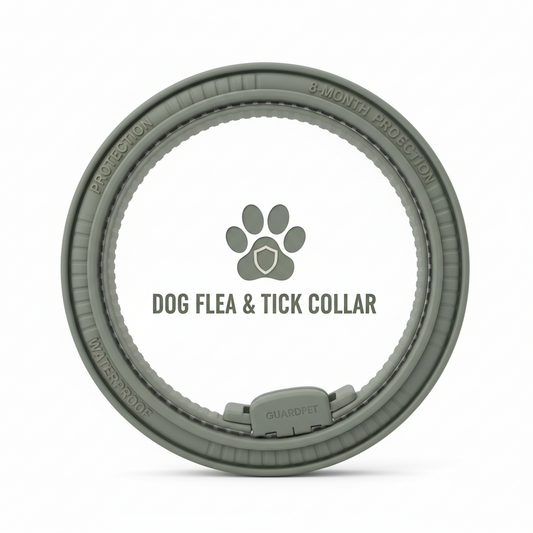 Dog Flea & Tick Collar – 8-Month Protection, Waterproof