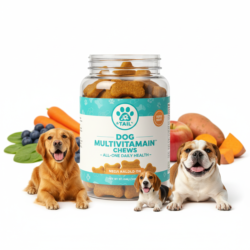 Dog Multivitamin Chews – All-in-One Daily Health