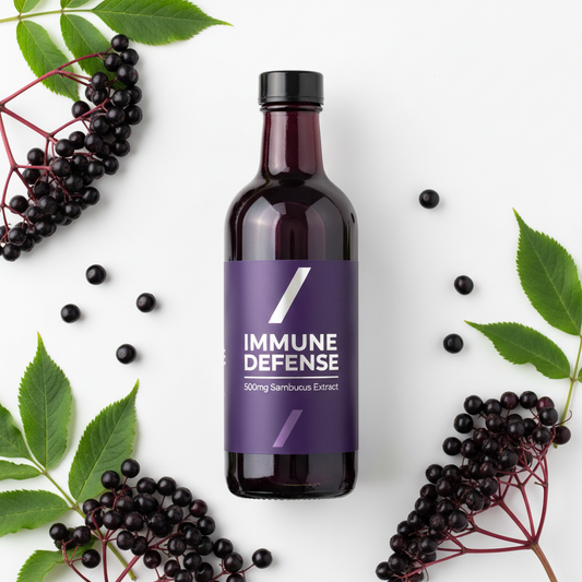 Elderberry Syrup – 500mg Sambucus, Immune Defense
