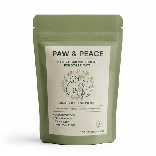Pet Calming Chews bag