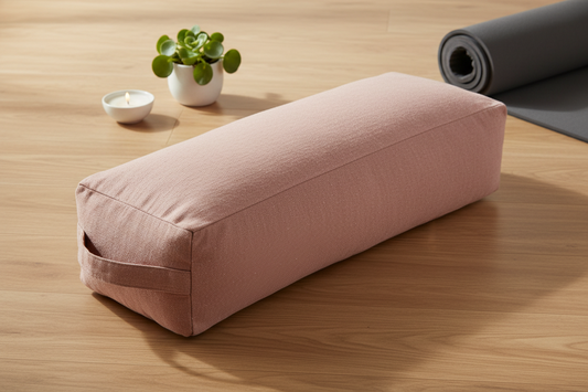 Meditation & Yoga Bolster Pillow – Rectangular, Cotton