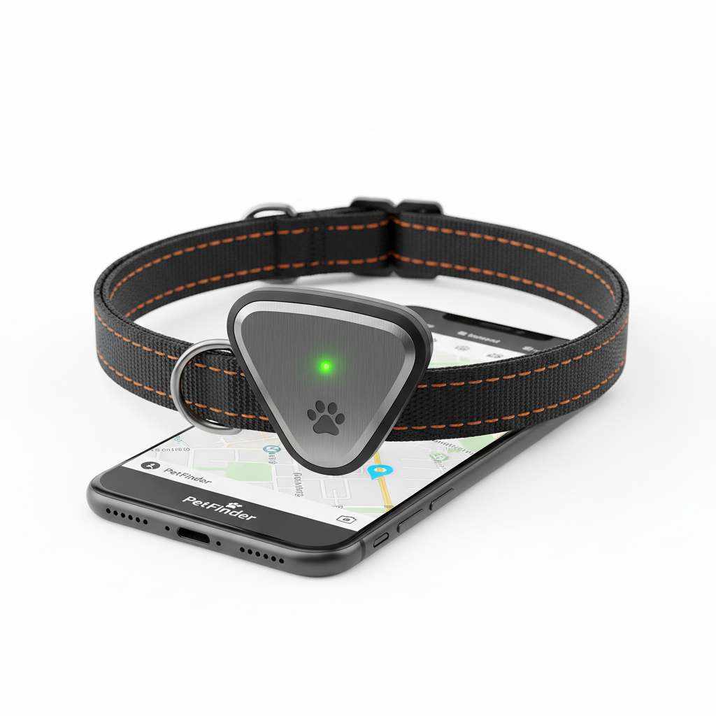 Pet GPS Tracker – Real-Time Location, Waterproof