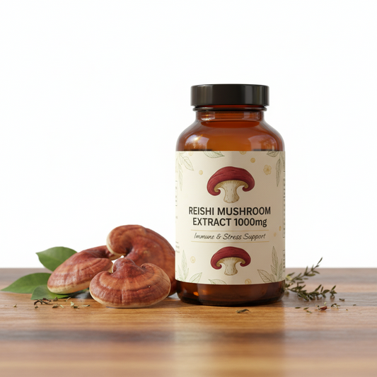 Reishi Mushroom Extract 1000mg – Immune & Stress Support
