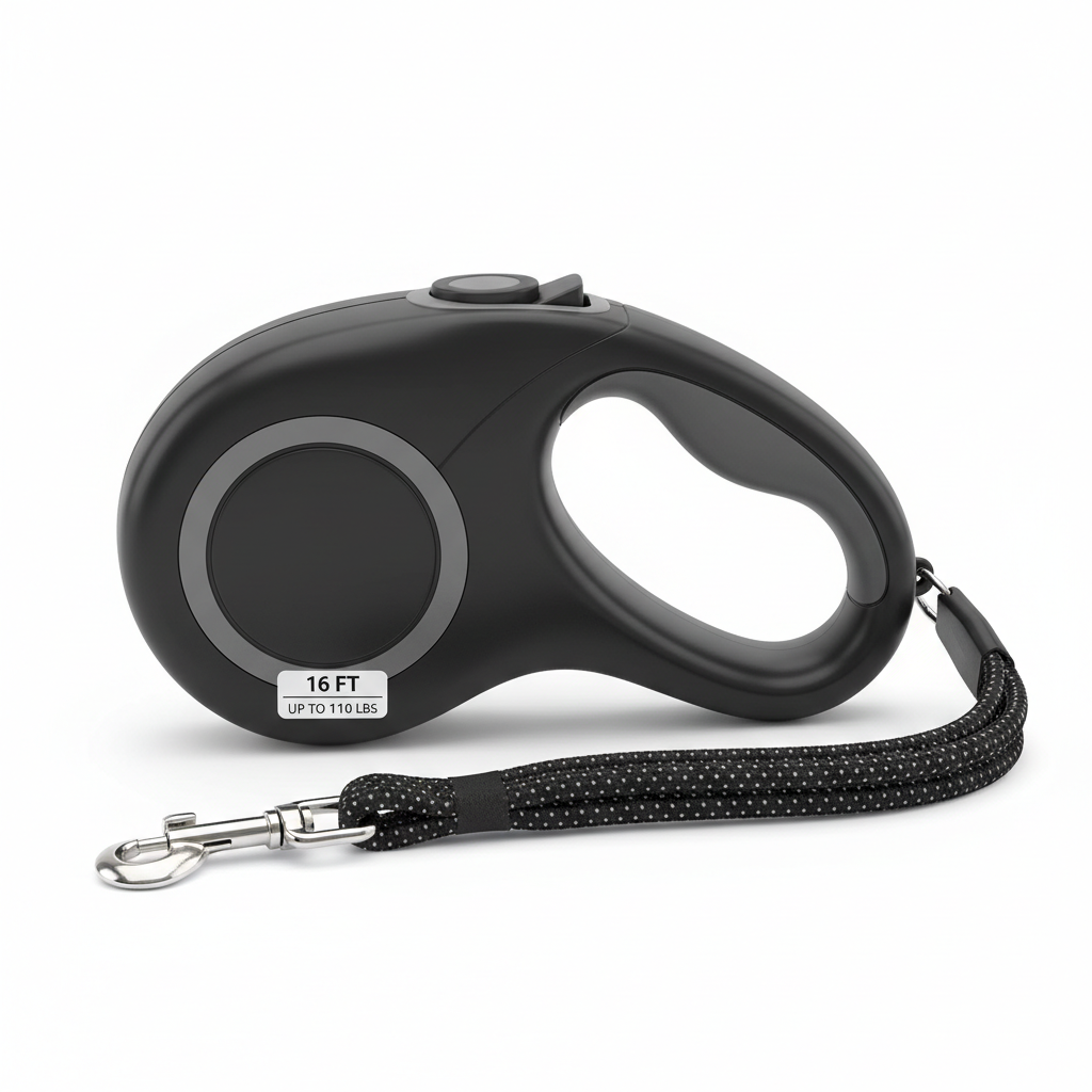 Retractable Dog Leash – 16ft, Up to 110 lbs