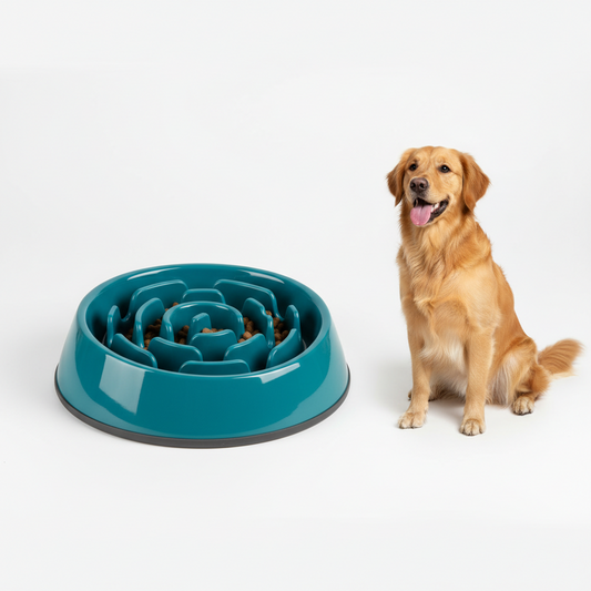 Slow Feeder Dog Bowl – Anti-Bloat, Non-Slip