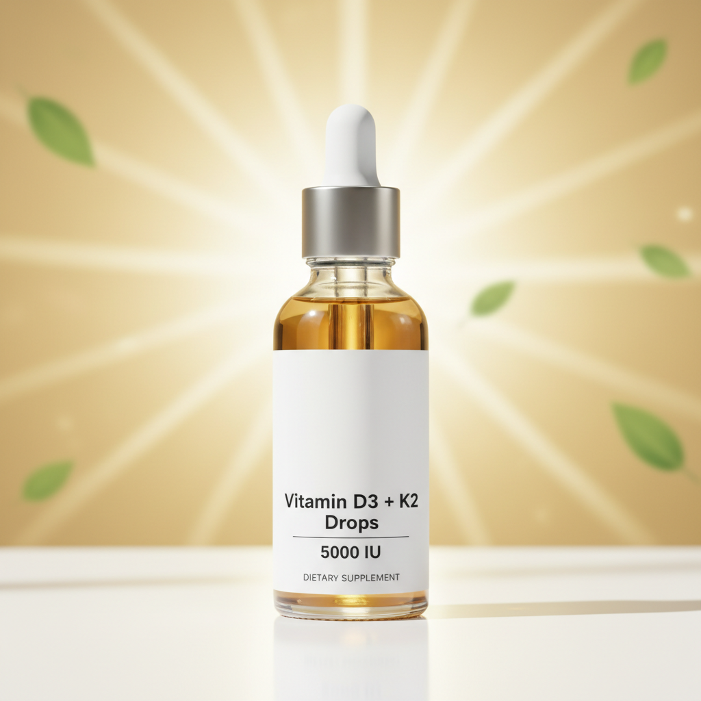 Vitamin D3 + K2 Drops – 5000 IU