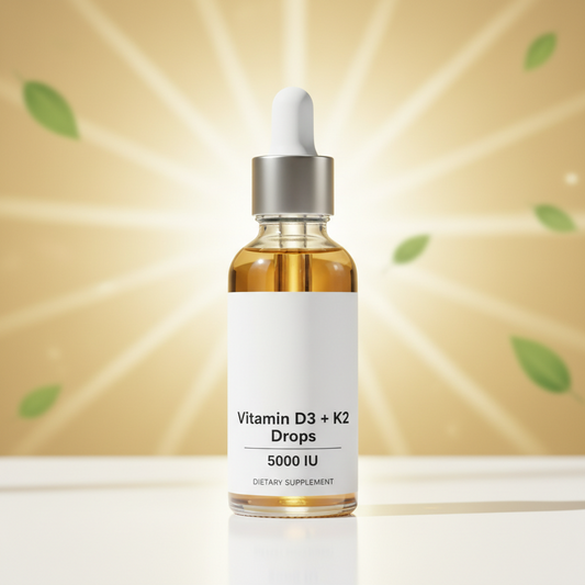 Vitamin D3 + K2 Drops – 5000 IU